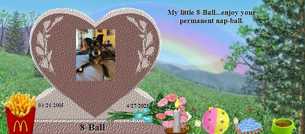 8-Ball's Rainbow Bridge Pet Loss Memorial Residency Image
