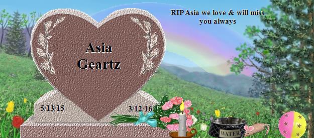 Asia Geartz's Rainbow Bridge Pet Loss Memorial Residency Image