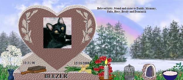 BEEZER's Rainbow Bridge Pet Loss Memorial Residency Image