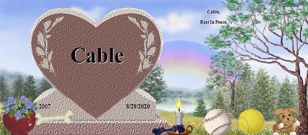 Cable's Rainbow Bridge Pet Loss Memorial Residency Image