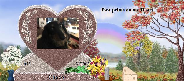 Choco's Rainbow Bridge Pet Loss Memorial Residency Image