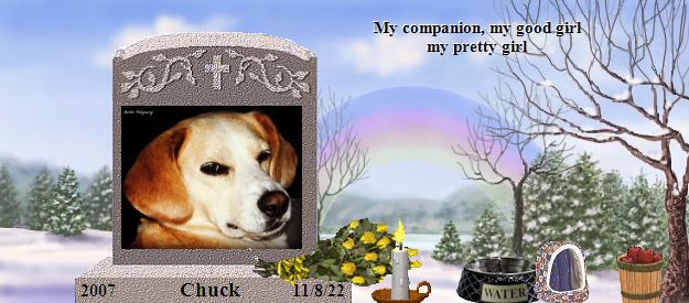 Chuck's Rainbow Bridge Pet Loss Memorial Residency Image