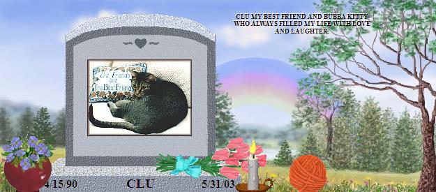 CLU's Rainbow Bridge Pet Loss Memorial Residency Image