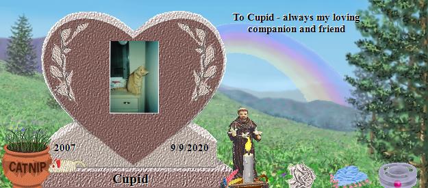 Cupid's Rainbow Bridge Pet Loss Memorial Residency Image