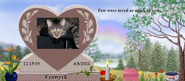 Fenwyck's Rainbow Bridge Pet Loss Memorial Residency Image