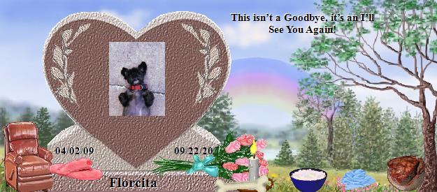 Florcita's Rainbow Bridge Pet Loss Memorial Residency Image